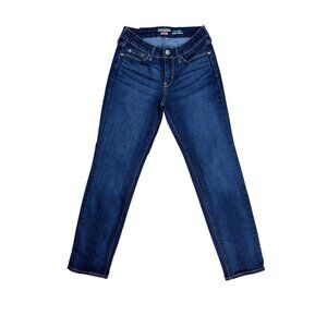 Denizen From Levi's Modern Slim Cuffed Jeans Dark Wash Women's Denim Size 4
